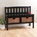 Harrison Wood Storage Bench