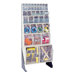 52" Single Sided Floor Stand Storage Unit with Tip Out Bins