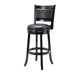 Augusta 29" Bar Stool in Black
