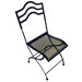 Bistro Folding Dining Side Chairs (Set of 2)