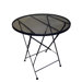 Round Iron Folding Patio Dining Table