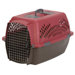 Large Fashion Pet Carrier in Samba Red and Coffee Ground
