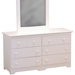 Windsor 6 Drawer Dresser with Mirror