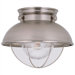 Sebring Outdoor Flush Mount in Brushed Stainless