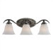 Rialto  Vanity Light in Antique Brushed Nickel