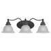 Canterbury  Vanity Light in Antique Bronze