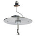 Recessed Housing Power Feed Adapter in Brushed Stainless