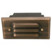 Meridian Voyager Open Step Light in Weathered Brass