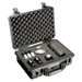 Watertight Case with Foam: 14" x 18.5" x 7"