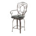 24" Crested Back Counter Stool