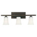 Boulevard Three Light Bath Vanity in Oil Rubbed Bronze