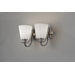 Spectra Two Light Bath Vanity in Brushed Steel