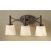 Nolan Three Light Bath Vanity in Heritage Bronze