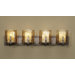 Aris Four Light Bath Vanity in Roman Bronze