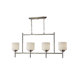 Malibu 4 Light Chandelier