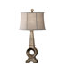 Cordelia One Light Table Lamp in Olde Silver