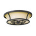 King's Table 3 Light Flush Mount