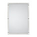 Parker Place Mirror in Brushed Steel
