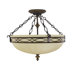 Edwardian 3 Light Semi Flush Mount