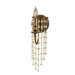 Aura One Light Wall Sconce in Rustic Silver