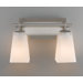 Clayton  Vanity in Brushed Steel