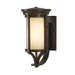 Merrill One Light Outdoor Wall Lantern in Heritage Bronze