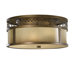 Justine 3 Light Flush Mount