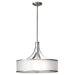 Casual Luxury 4 Light Drum Pendant