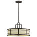 Fusion 3 Light Drum Pendant
