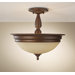 Yorktown Heights 3 Light Semi Flush Mount