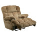 General Leather Chaise Wall Hugger Recliner