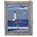 Lighthouse By Bay Throw Quilt