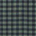 Blue Dark Plaid Toss Pillow