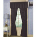 Black Solid Cotton Window Curtain