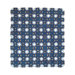 Blue Double Wedding Ring Luxury Quilt
