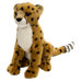 Realistic Sitting Cheetah Plush Animal