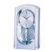 Silver Mirrored Motion Clock