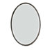 Sherise Beaded Oval Mirror in Distressed Bronze
