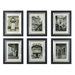 Paris Scene I, II, III, IV, V, VI Fine Art Print Set