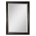 Axton Mirror in Dark Mahogany Wood Tone