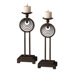 Resin, Metal Ciro Candlesticks (Set of 2)