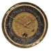 Leonardo Script Weathered Laminated Clock