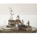 Six Piece Music Circle in Polished Aluminum