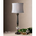 Banida Table Lamp in Polished Black Nickel