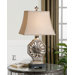 Allegria Table Lamp in Distressed Silver