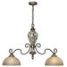 Malawi 2 Light Kitchen Island Pendant