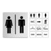 Indici Information Sign "Woman or Men"