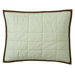 Metro Quilted Boudoir in Lime and Chocolate