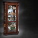 Contour Kidney Curio Cabinet