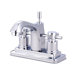 Tampa Centerset Bathroom Faucet with Double Cross Handles